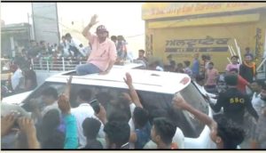 BJP candidate Sunny Deol Today Bhola constituency Road show