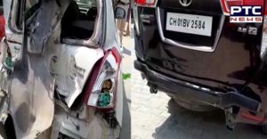 Patiala Leela Bhawan Chowk Cars Accident
