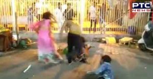 Noida Drunk Two girls beat youth on road