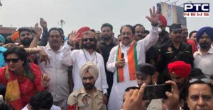 Amritsar: BJP candidate Hardeep Puri favor Election campaign Arrived Hans Raj Hans