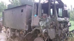 Army Vehicle Attacked In Jammu And Kashmir Pulwama, 9 Soldiers Injured