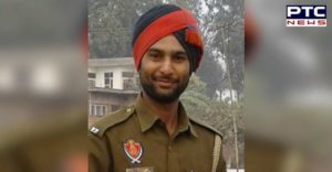 Pathankot Amritsar highway road accident Death of policeman