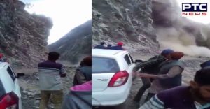 Himachal Pradesh NH-5 blocked after landslide in Kinnaur