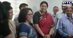 Smriti Irani Takes charge of women and child development ministry