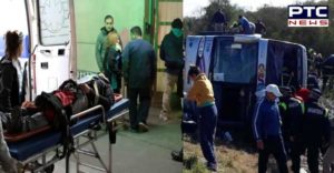 Argentina bus accident 13 killed , 30 others injured