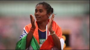 Hima Das won the fourth gold medal in 15 days