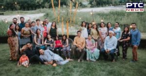 US: Two Indian youths Getting married , Giving people congratulations