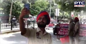 Punjab Police Employees Duty arrival Selfie Official Group on WhatsApp