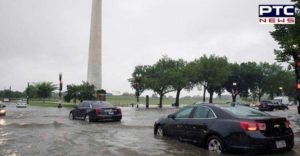 Washington And China Heavy rain , White House basement flooded