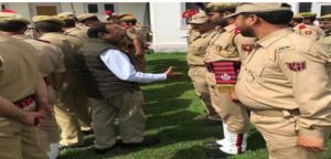 National Security Advisor Ajit Doval interacts with locals in Shopian, lunch with them