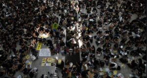 Hong Kong Airport fourth day Protest , All flights canceled