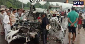  Jalandhar Amritsar Highway Road Accident , One Death, three injured