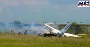 Uttar Pradesh Private trainer aircraft crashes in Aligarh