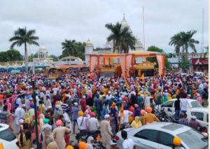 international Nagar Kirtan Gurdwara Nanak Mata Sahib welcome