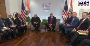 G7 Summit: PM Narendra Modi meets US President Donald trump