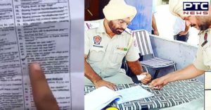 Bagha Purana Traffic police Employee ASI Parvinder Singh Cut Car invoice