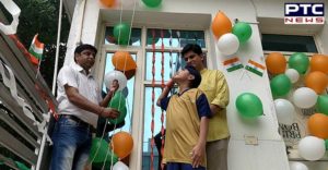 Film Harjeeta’ Best Child Artist Sameep Singh PTC Office hoisted flag