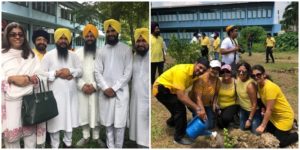 Sikh Community in Thailand initiate plantation drive