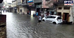 Captain Amarinder Singh Patiala City heavy rain Due water-water