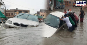 Captain Amarinder Singh Patiala City heavy rain Due water-water