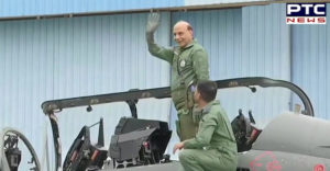 Rajnath Singh becomes first defence minister to fly in Tejas aircraft in Bengaluru