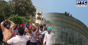 Sangrur : Unemployed ETT teachers Police Sent to hospital , teachers Water tank jump Threat