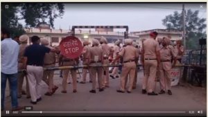 valmiki samaj serial against amritsar Railway traffic Close protest