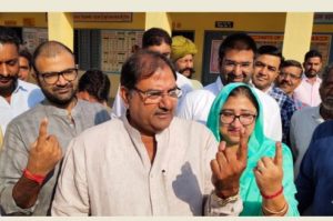 AssemblyElections2019 : Ellenabad Candidate INLD Leader Abhay Chautala Cast Vote