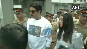 MaharashtraAssemblyPolls : Abhishek Bachchan ,Sunny Deol ,Shah Rukh Khan ,Deepika Padukone casting vote polling booth in Mumbai