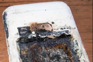 Girl mobile phone charging sleep ,after phone explodes while dies