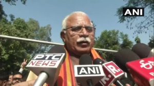 Haryana Election 2019: ML Khattar Cycles To Polling Booth In Karnal