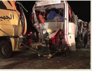 Saudi Arabia Muslim holy city Medina Near Bus Accident , 35 pilgrims killed