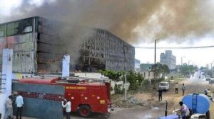 Tamil Nadu Theni district Fire in Theni spice factory
