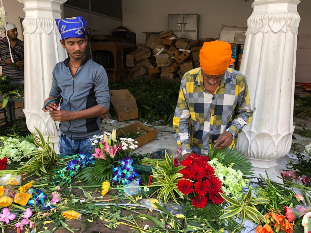 Flower Decoration At Sri Harmandir Sahib