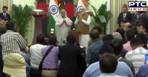  Bangladesh PM Sheikh Hasina meets With PM Modi ,Launch 3 Projects on LPG Import During Bilateral Talks