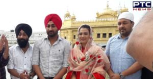 Movie Tara Meera Ranjit Bawa, Nazia Hussain At Golden Temple Amritsar