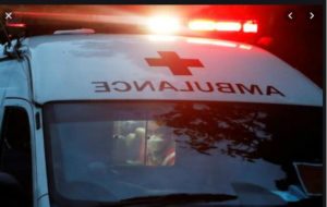 Balachaur - Chandigarh Main road patient leaves ambulance Accident , Two Injured