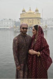 Deepika Padukone And Ranveer Singh first wedding anniversary Golden Temple