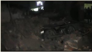 Jammu Kabir Nagar area building fell Near house , Many injured