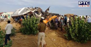 Rajasthan Truck And Bus Terrible collision In Bikaner , 10 killed ,20-25 injured