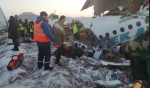 Kazakhstan Plane With 100 On Board Crashes Into Building, At Least 9 Killed