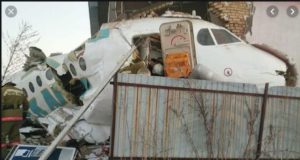 Kazakhstan Plane With 100 On Board Crashes Into Building, At Least 9 Killed