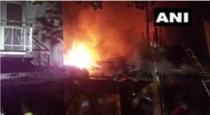 Maharashtra Ghatkopar factory fire in Mumbai , Two people Death and one missing