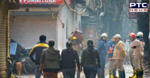 Delhi : Fire broke out in a building in Krishna Nagar ,40 persons rescued by Delhi Fire Service