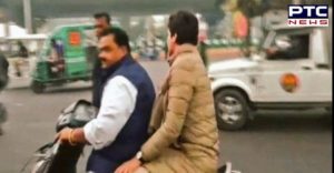 Congress leader two-wheeler ride to Priyanka Gandhi fined Rs 6000 for traffic violations