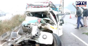 Khanna near National Highway Road Accident , Jeep Driver Death