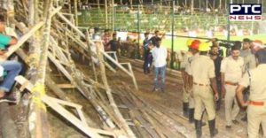 Kerala charity football match during stadium gallery collapses , 50 injured