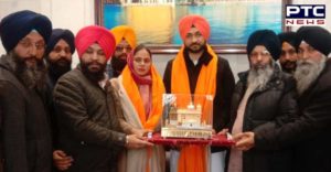 Haryana Sport Minister and Former Hockey Player Sandeep Singh At Golden Temple, Amritsar