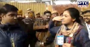 #DelhiElections2020: Congress candidate Alka Lamba tries to slap AAP worker at polling booth