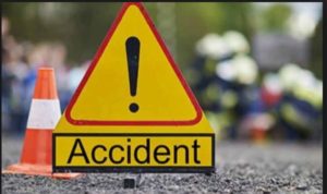 Jalandhar Rama Mandi bridge Truck and Car Terrible collision, Two injured